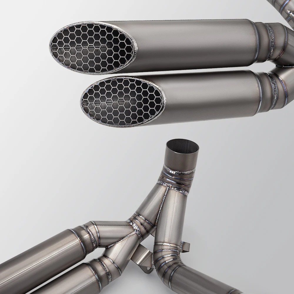 BRUTALE 1000 Titanium Alloy Exhaust System SBRUTALE1000ER RUSH1000 Four-Outlet Exhaust System for 2019-2025 Brutes New Condition